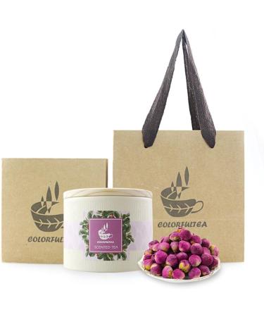 COLORFULTEA - 60g (2.12 oz) - Chinese Health Herbal Tea - Flower Tea - Floral Tea - Scented Tea - Dried Peony Tea/Peony Flowers Buds Tea - Fragrant Natural Organic Tea - Buy Online on GoSupps.com