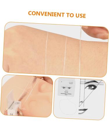 Beavorty 4pcs Eyebrow Line Marker Brow Map Line Eyebrow Mapper Tool Eyebrow Mapping Tool Portable Ink - Buy Online on GoSupps.com