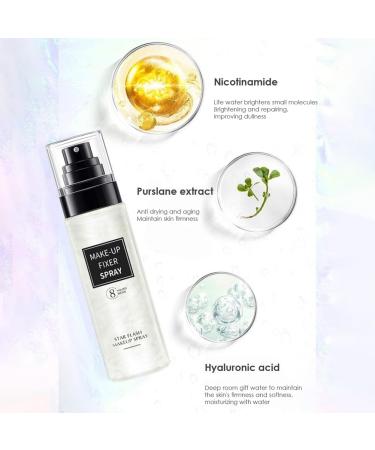 100ml Makeup Setting Spray Make Up Setting Spray for Face Waterproof Lasting Non-Removal Moisturizing Spray All-Day Makeup Setting Spray fijador de maquillaje en spray 100ml #100ml - Buy Online on GoSupps.com