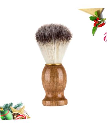 Fomiyes Men's Shaving Brush - Premium Wooden Beard & Hair Brush for Smooth Grooming - Buy Online on GoSupps.com