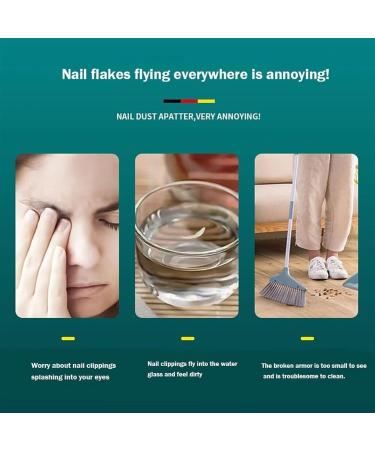 Nail Clippers for Men Toe Nail Clippers with Catcher Clippers for Thick Nails for Seniors Stainless Steel Heavy Duty Fingernail Clippers Wide Opening Nail Cutter with Catcher File (Color : A+b) - Buy Online on GoSupps.com