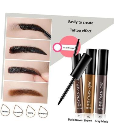 Beavorty 2pcs glue gel waterproof brow pencil pencil waterproof makeup pen Eye Brow Gel Brows Gel Eye Brow - Buy Online on GoSupps.com