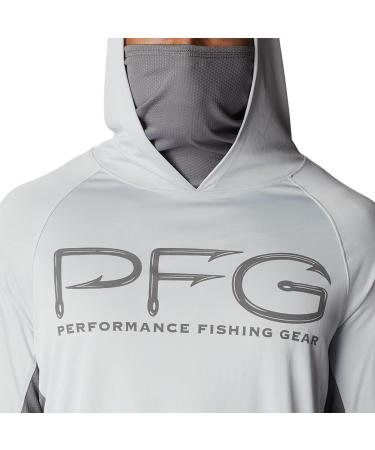 Columbia Men's Terminal Tackle Vent Hoodie - Cool Grey/City Grey - XX-Large - Buy Online on GoSupps.com