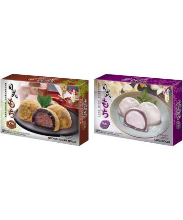 CNMART Assorted Japanese Style Mochi Gift Set 6 Flavours 210g (Pack of 6) - Traditional Soft Rice Cake - Buy Online on GoSupps.com