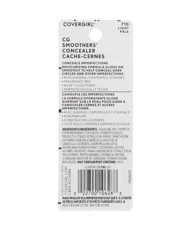 CoverGirl Smoothers Concealer Light 710 0.14 oz - Pack of 5 | Long-lasting Coverage - Buy Online on GoSupps.com