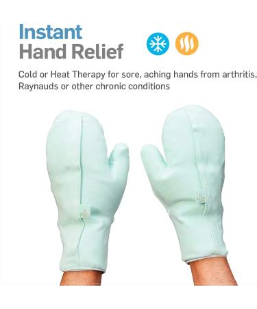NatraCure Small/Medium Cold Therapy Mittens for Hand Pain Relief - Ideal for Arthritis, Neuropathy, Chemotherapy - Soothing Relief for Aching Hands - Buy Online on GoSupps.com