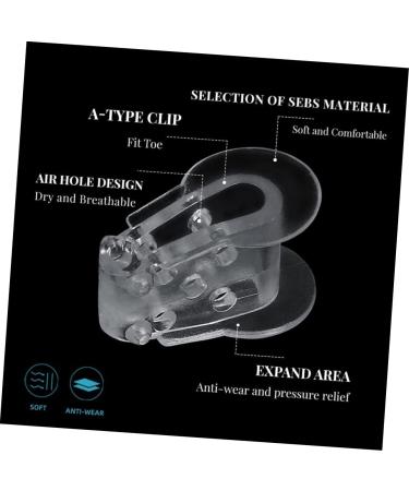 Hemoton 8pcs Silicone Toe Separator Set for Manicures - Nail Tools for Toe Protection and Alignment - Buy Online on GoSupps.com