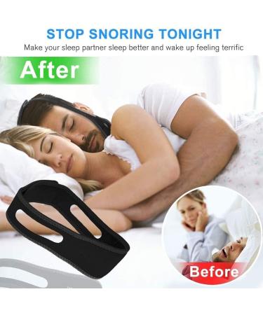 Anti Snoring Chin Strap - Comfortable & Effective Snore Stopper for Men and Women | Natural Sleep Aid & Snore Reducing Device - Buy Online on GoSupps.com