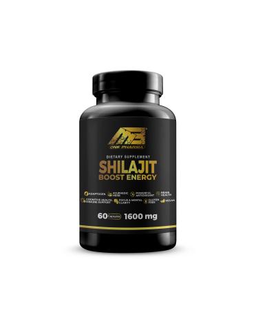 Natural Shilajit Ext Fulvic Acid 100% Pure Energy Immune Support Potency and Vitality Levels for Men and Women (60 Caps) Gluten Free Non-GMO Maximum Strength