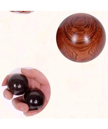Unbit Stress Ball Stretcher - Magnetic Baoding Balls for Health and Exercise 50mm Rosewood - International Shipping Available - Buy Online on GoSupps.com