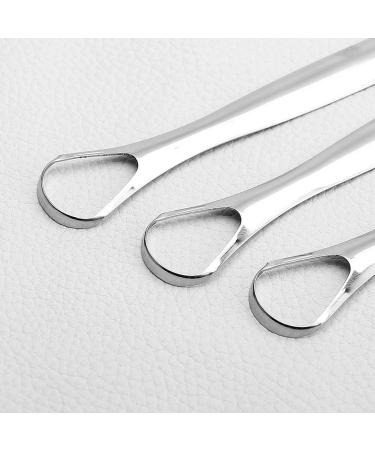 Createjia Tongue Cleaner - Antimicrobial Stainless Steel Tongue Scraper for Bad Breath - Ayurveda Tongue Brush with Portable Metal Carrying Bag - Ship Internationally - Buy Online on GoSupps.com