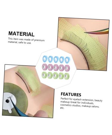 Beavorty 120 Rolls Lash Tape Lash Extension Tape Eyelash Grafted Adhesive Tape Eye Stickers Eyelash Fabric Tape Eye Positioning Sticker Pads under Extension Belt Abs With Hole - Buy Online on GoSupps.com