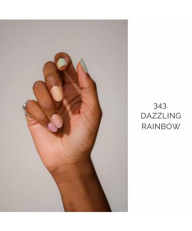 Buy Nailog Self-Adhesive Nail Foils - 20PC UV Hardening Long-Lasting Gel Nail Strips Perfect Gift for Women & Mother's Day - Dazzling Rainbow Design - Buy Online on GoSupps.com