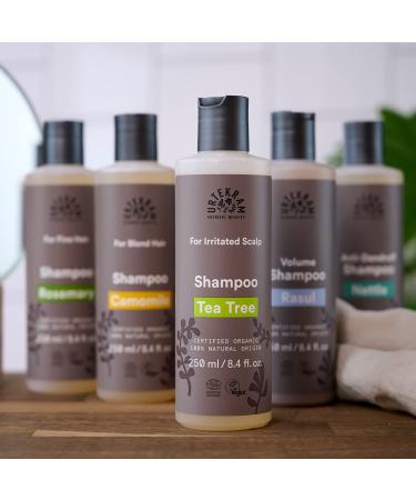 Urtekram Organic Tea Tree Shampoo for Irritated Scalp - 500ml | Soothing Gentle Cleanser | International Shipping - Buy Online on GoSupps.com