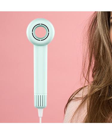 OIIBWQ Hair Dryer Professional Blow Dryer 1400 Watt Hair Protective Salon Tool Mini Air Blower Hairstyling Tool for Travel Hotel green - Buy Online on GoSupps.com