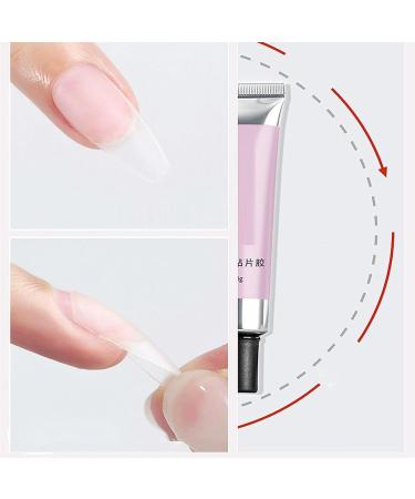  Bmdjdq Press On Nail Glue Solid Gel Nail Glue | Strong Nail Gel Glue Strong UV Nail Adhesive Long Lasting Clear Glue for Nail Extensions False Nails - Buy Online on GoSupps.com