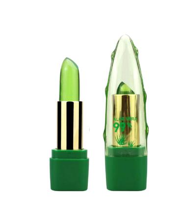 Aloe vera lipstick bio-aloe vera jelle lipstick color change lipstick natural plant lips make-up durable nutritious lip balm lips magical temperature color change lip gloss