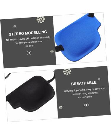3pcs Pirate Eye Patches - Portable Eye Masks for Amblyopia & Daily Use - Assorted Colors | Ideal for Kids & Adults - Buy Online on GoSupps.com