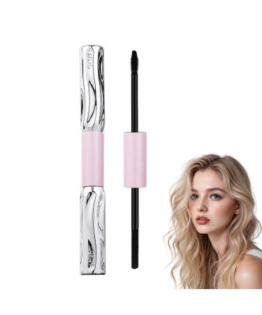 ZWWOGE Double Head Mascara Water Resistant Black Iron Rye Mascara 4D Curling Eyelash Iron Mascara