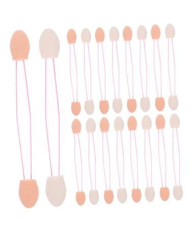 SOESFOUFU 1 Set Eye Shadow Brush Dual Sides Eye Shadow Eyebrow Brush Eye Makeup Sponges Plastic