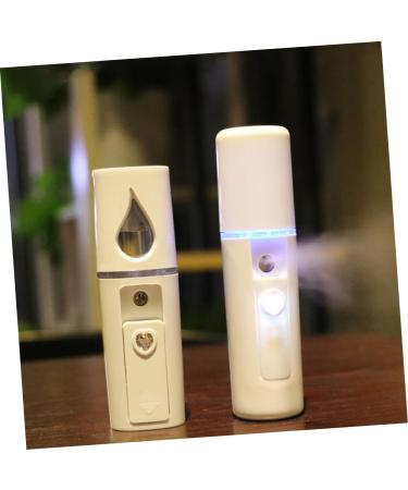Healeved 3pcs Face Sprayer Facial Spa Steamer Mini Face Humidifier Facial Sprayer Makeup Brishes White - Buy Online on GoSupps.com