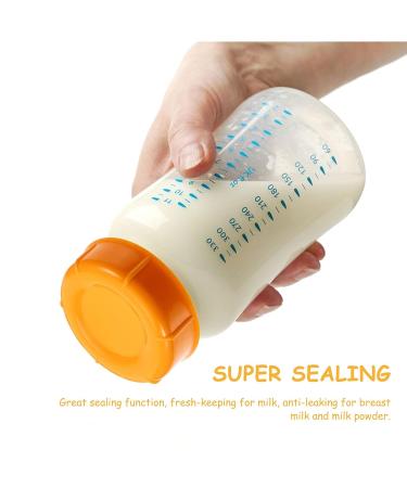 Kisangel 10Pcs Orange Bottle Cap Travel Replacement Caps for Glass Milk Bottles - Leak Proof Lids, Breastmilk Bottles Accessories - Buy Online on GoSupps.com