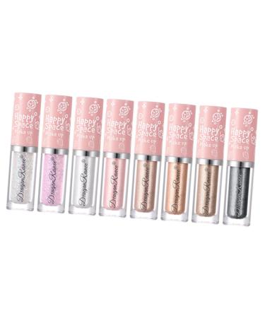Healeved 8pcs Eye Shadow Glitter Eyeshadow Eye Makeup Accessories Women Eyeshadow Women Bling Eyeshadow Makeup Stuff Eye Glitter Makeup Cosmetics Tools Sparkly Eyeshadow Glitter