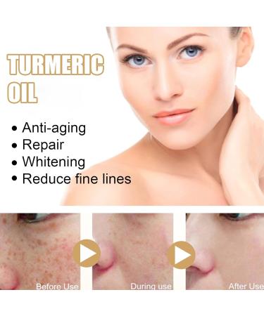 Zynewa Turmeric Oil Facial Care Serum turmeric care serum moisturizing facial care gentle skin nourishment for soft and radiant skin - Buy Online on GoSupps.com