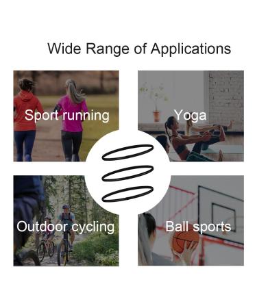 3-Piece Slipproof Hair Bands for Men & Kids - Perfect for Sports & Football - Elastic Thin & Comfortable Headbands - Buy Online on GoSupps.com