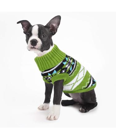 Buy Idepet Pet Cat Dog Sweaters - Warm Winter Coat Jacket for Cats & Dogs XL Green - Buy Online on GoSupps.com
