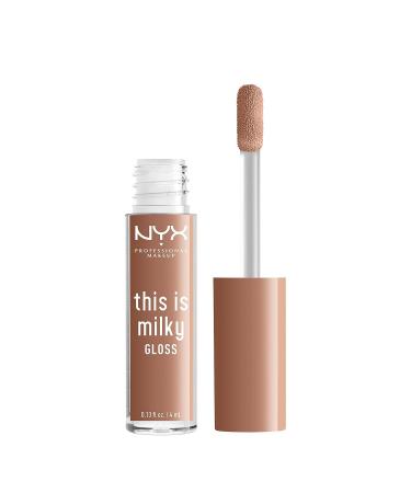 NYX Milky Gloss Vegan Lip Gloss - Cookies & Milk (Cool Beige Nude) | 12 Hour Hydration - Buy Online on GoSupps.com