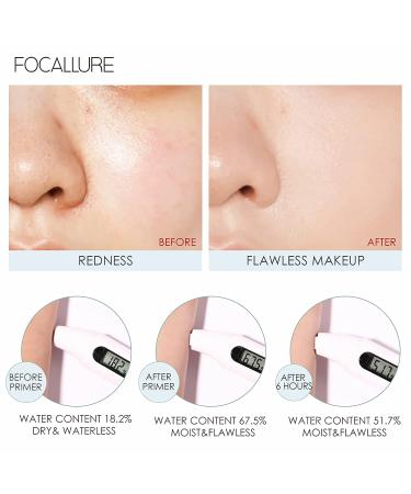 FOCALLURE Blurmax Pore-Minimizing Face Primer - Lightweight, Mattifying, Skin Correcting | All-Day Wear, Controls Shine, Hydrating - Greenv - Buy Online on GoSupps.com