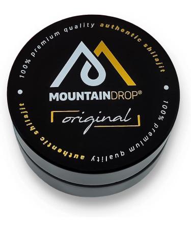Mountaindrop 25g Natural Shilajit Resin Harvested 3000m Altitude 85 Beneficial Ingredients 53 DBP & DCP 18+ Amino/Fulvic Acids Support Physical Mental Emotional Functions Ionic Tissue Absorption
