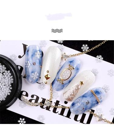 Nail Art Sequins Manicures Mixed Nail Accessories Nail Art Decoration Christmas Snowflake Design Glitter Sequins(01) - Buy Online on GoSupps.com
