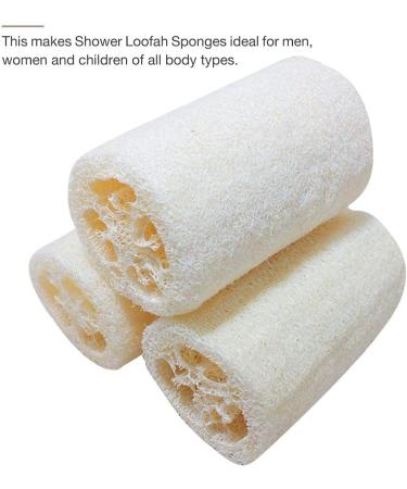 SmarTopus 5-Pack Premium Natural Loofah Sponges - Exfoliating Body Scrubber for Bath, Spa, Shower - Kitchen, Bathroom Dishes - Eco-Friendly - Buy Online on GoSupps.com