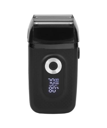Adjustable LED Electric Beard Trimmer with Detachable Blade Rechargeable USB Digital Groomer 3 Gears for Close and Comfortable Trimming
