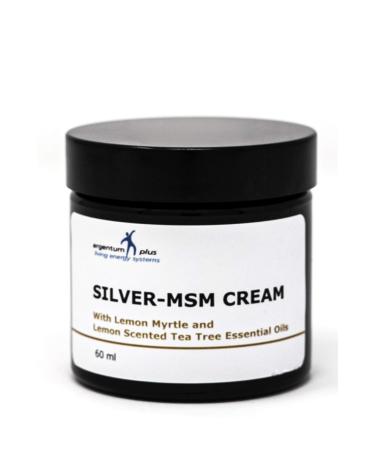 Silver-MSM cream with lemon myrtle and lemon tea tree essential oils - 60 ml - Buy Online on GoSupps.com