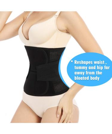 OKPOW Postpartum Belly Wrap - High Elastic Support Belt for Women, Maternity After Birth - Black, Size Large - Buy Online on GoSupps.com