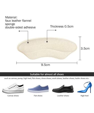 WOOXDYUK 4 Pairs Heel Cushions | Women s Heel Inserts & Protectors for Large Shoes | Comfort & Blister Relief - Buy Online on GoSupps.com