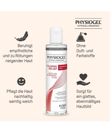 Physiogel Calming Relief Micelle Cleaning Fluid 200ml | Gentle Make-Up Remover for Sensitive Skin | New Packaging - Buy Online on GoSupps.com