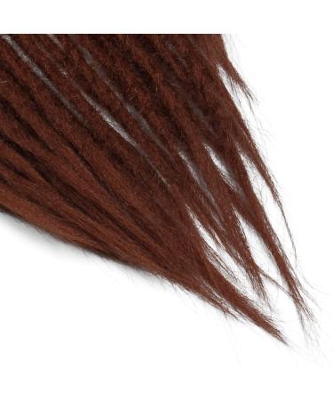 DSoar 20 Double Ended Synthetic Dreadlocks - 10 Strands Crocheted Braided Hair Extensions for Hip-Hop & Reggae Style - Soft & Thin 0.6cm - Buy Online on GoSupps.com