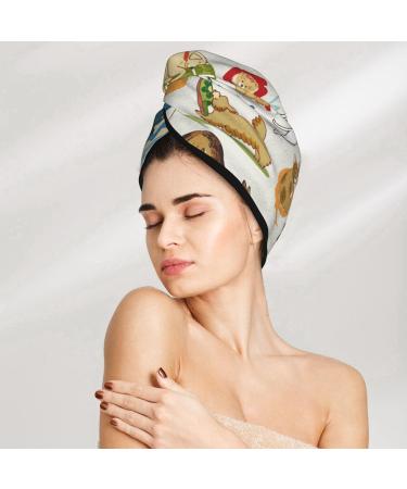 Microfiber Hair Drying Cap for Dogs | Funny Pet Hair Towel Wrap - Quick Dry & Soft Absorbent - Ideal for Curly Long & Thick Hair - Buy Online on GoSupps.com