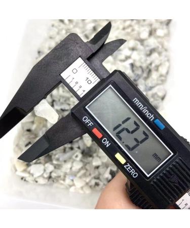 Natural Crystals and Stones 200g 8mm-15mm Natural White Moon Quartz Crystal Gravels Polishing Stone Chips with Blue Flash for Decoration kaixun - Buy Online on GoSupps.com