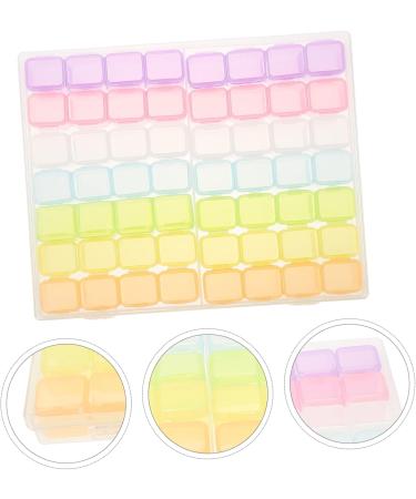 minkissy 3 Sets Nail Art Storage Box nail organizers and storage nail jewelry ornament storage bin dip powder organizer manicure accessories holding makeup drawer grid Manicure tools abs - Buy Online on GoSupps.com