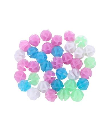 36Pcs Assorted Colors Bicycle Wheel Spoke Beads Luminous Bike Spoke Clips Beads Plastic Round Bicycle Beads Bicycle Bead Attachments Cycling Gear Bike Decoration Accessories Kit for Boys and Girls
