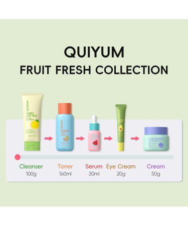 Fruit Skin Care Set 5 Daily Routine Beauty Skin Care for Teens Girls - Gentle Skincare Gift Sets Facial Care Set for Women Christmas Birthday Gift Stocking Stuffers Full Size Daily Kits - Buy Online on GoSupps.com