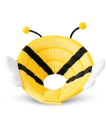 AllSopets cat protective collar sore crane cat lightweight protective collar soft cat restoring collar collar Cone for puppies cats after surgery and injuries yellow yellow l.
