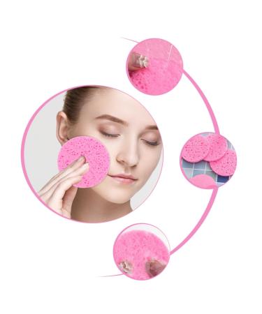 FRCOLOR 45 Pcs Wood Pulp Sponge Makeup Pads - Multicolor Facial Scrubber & Makeup Remover for Flawless Skin - Buy Online on GoSupps.com
