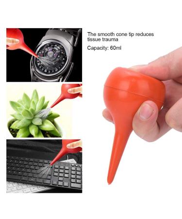 Laboratory Tool Squeeze Blowing Ear Washing Ball Rubber Suction Bulb for Blow Off powdery Substance(3pcs 60ml Ear wash Ball) - Buy Online on GoSupps.com