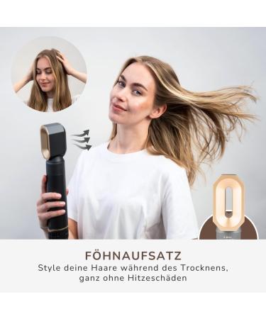 Dripl Airstyler Pro: 6-in-1 Multi-Styler for All Hair Types | Heat-Free Hair Dryer Curler & Styler with Air Technology & Coldshot Function - Buy Online on GoSupps.com